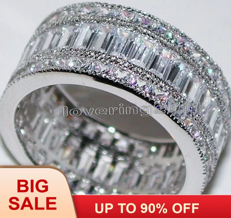 

Роскошное обручальное кольцо с бриллиантами в лаборатории, белое золото 14 карат, обручальные кольца для женщин и мужчин, ювелирные изделия