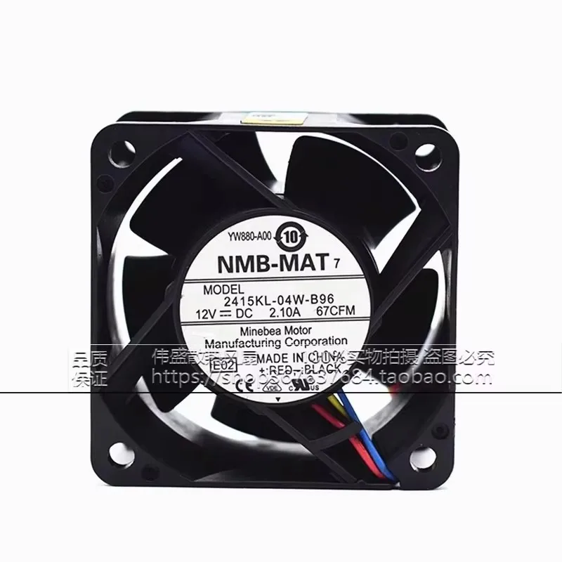 

Original 2415KL-04W-B96 12V 2.10A 60 * 60 * 38MM 6CM violent high speed server cooling fan