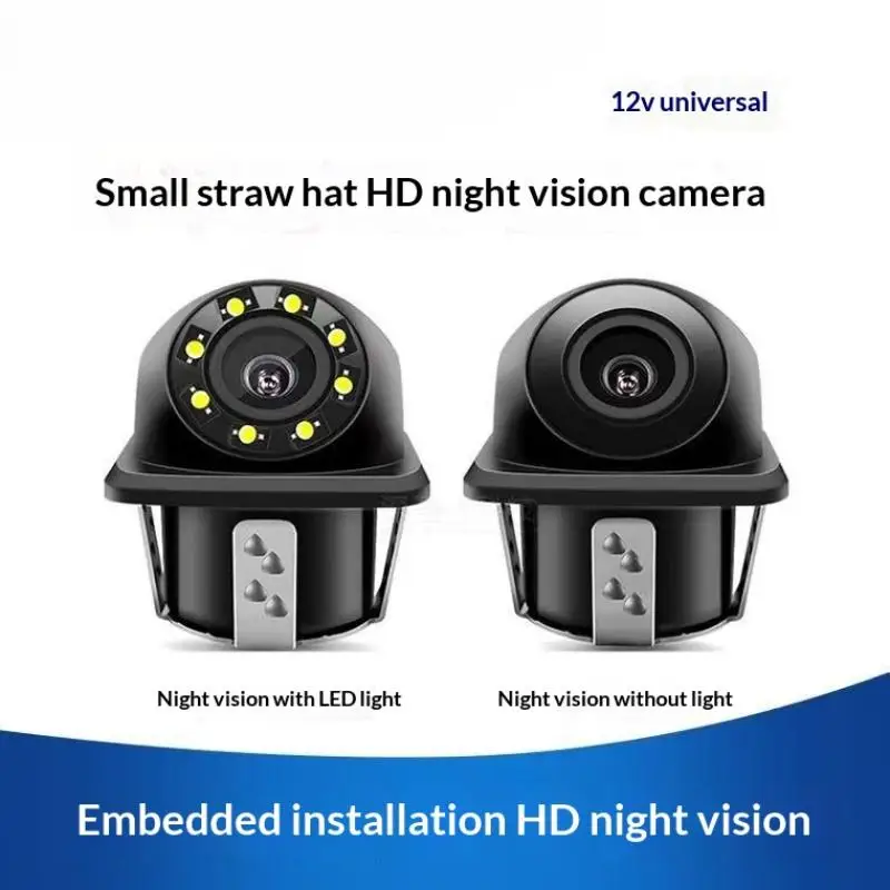 170° Ultra Wide Angle Car Reverse Camera with Fisheye Lens HD Night Vision IP68 Waterproof Parking Aid