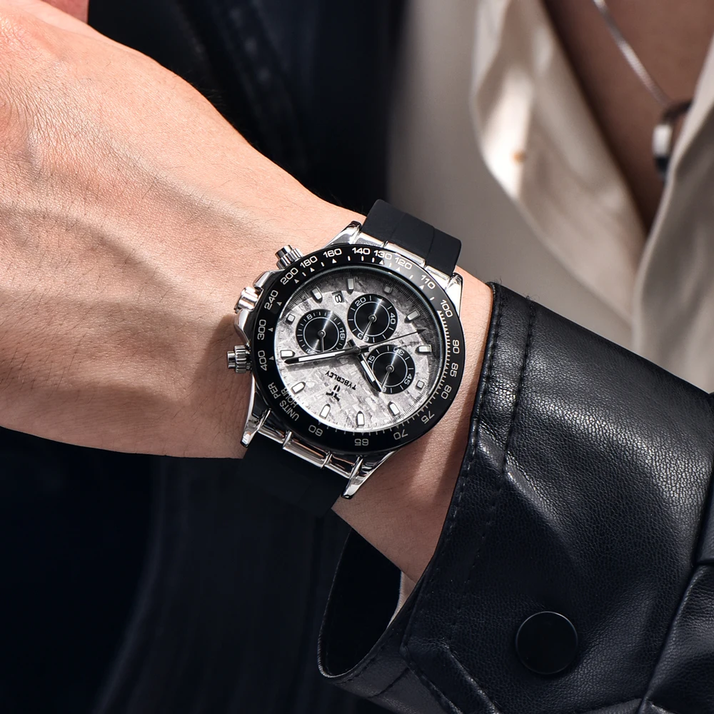 2026 New TYBERLEY Mens Watches Top Brand Luxury Quartz Watch For Men Speed Chronograph Luminous Waterproof Sports Clock Man Gift