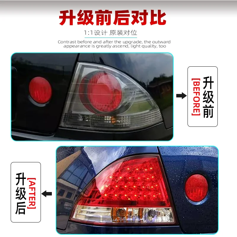 LED Taillight Assembly for Lexus IS200 1998-2005 modified Rear lamp Tail Light Brake Turn Signal