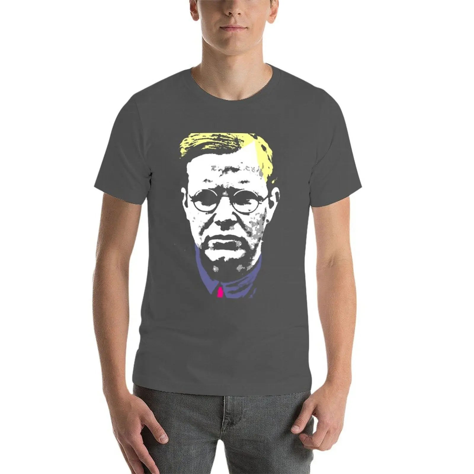 تي شيرت Dietrich Bonhoeffer تي شيرت رجالي برسوم جرافيك تي شيرت أساسي