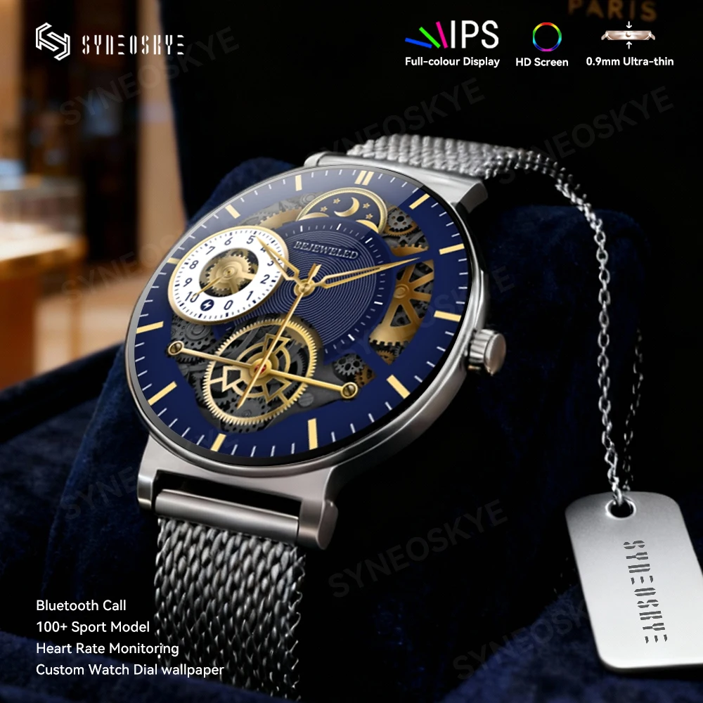 

SYNEOSKYE Small Screen Smart Watch For Women Luxury Ultra-thin IP68 Waterproof Custom Dial Smartwatch 2025 For Android iOS