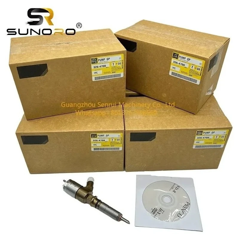 C6.6 Fuel-Injector Kit 320-0677 / 321-3600 / 306-9377 / 10R-7671 – 1106D-E66TA Engine Upgrade for 323D Excavators
