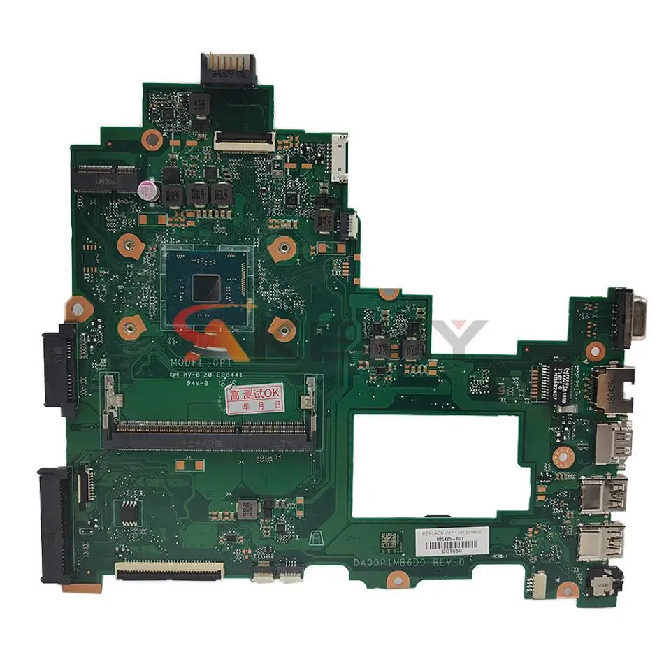 For HP Pavilion 240-G6/14-BS Laptop Motherboard DA00P1MB6D0 925425-001 925425-601 N3 240-G6 14-BS 100% Tested OK
