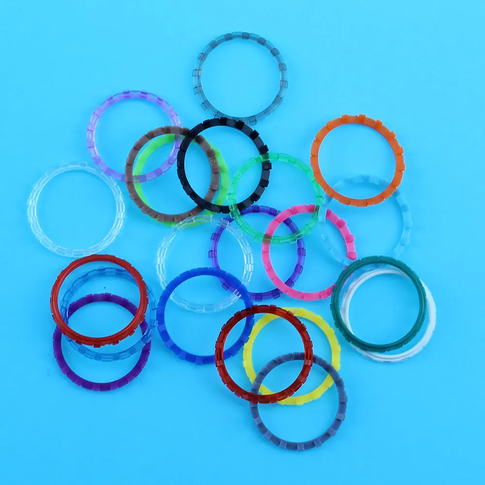 2 buah cincin plastik kualitas tinggi untuk PS5 Controller Gamepad Aksesori cincin stik jempol pengganti