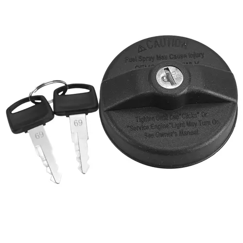 Imagen 2 del producto 10504 MGC791 Tapa de tanque de combustible con bloqueo y llaves Plástico negro apto para Ford F150 F250 F350 F450