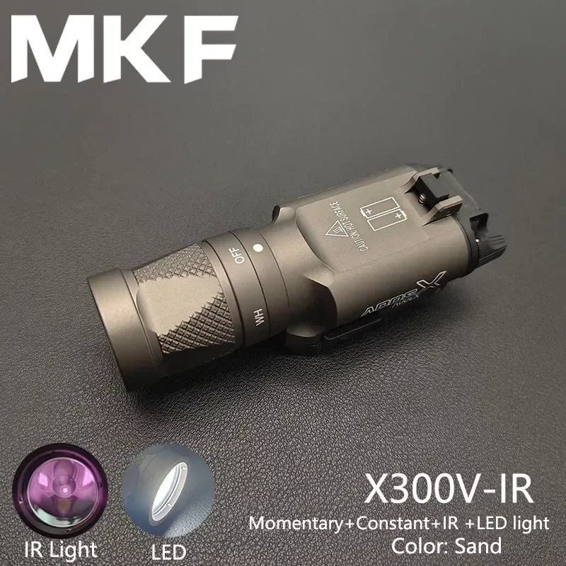 NONE Taktische x300v x300 ir Beleuchtung und LED Weißlicht Taschenlampe Surefir x300u Scout Licht Airsoft Jagd pistole Waffen licht Lampe 3