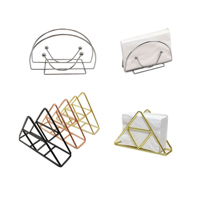 1pcs Towel Rack Table Napkin Holder For Hotel Restaurant Coffee Shop Napkin Clip Rack Box Serviette Holder Tissue