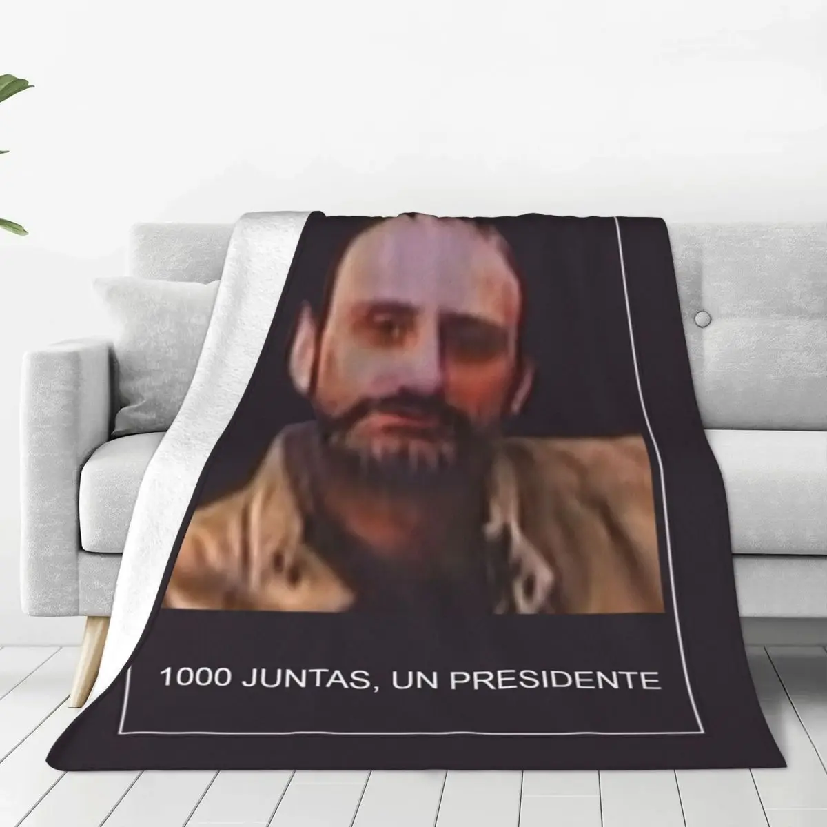 Juan Costs 1000 Boards, A President Blanket Soft Warm Flannel Throw Blanket Plush for Bed Living room Picnic Travel Home Sofa