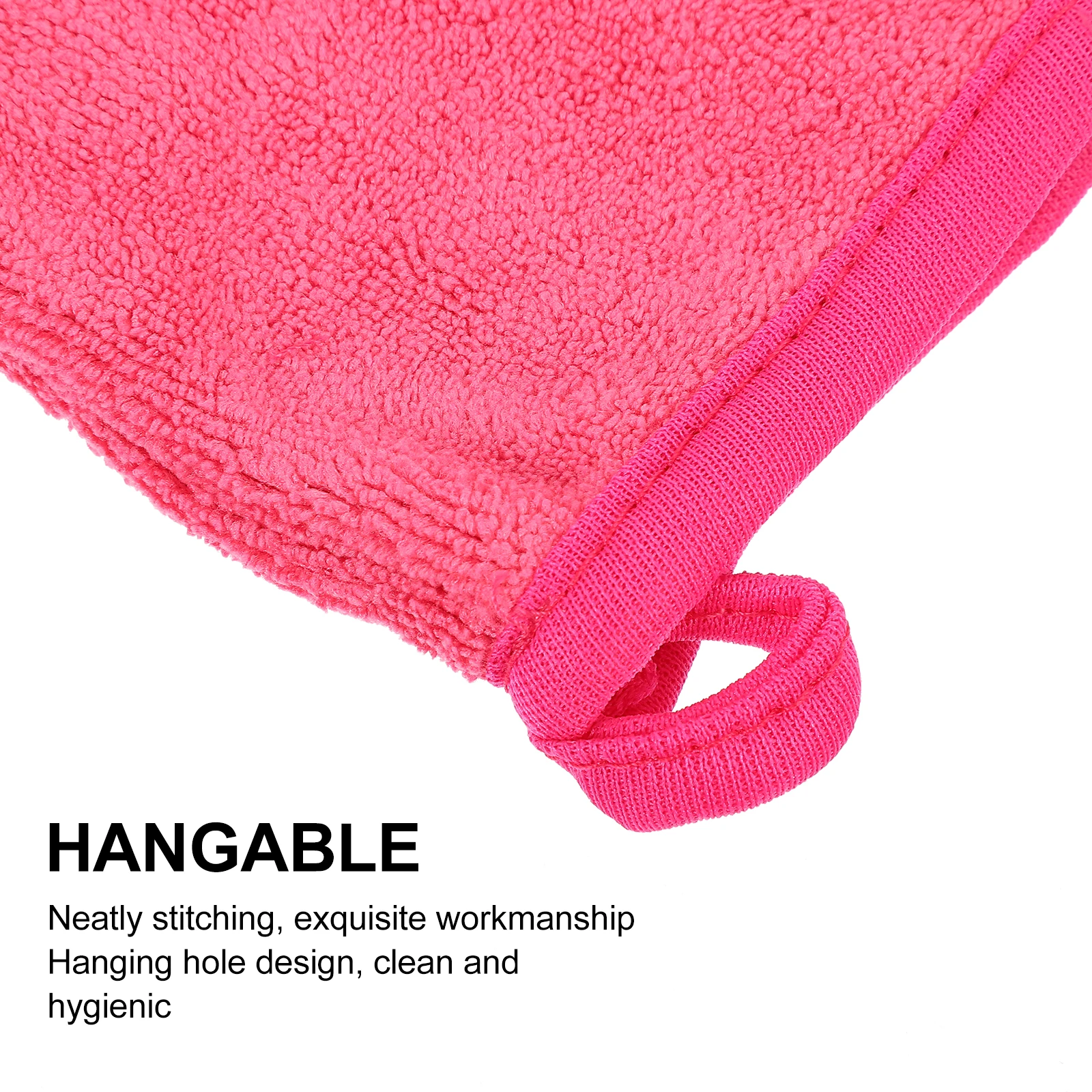 

4pcs Makeup Remover Gloves Reusable Face Cleaning Mitts Microfiber Facial Scrubbing Washable Household Gloves For Gentle Makeup