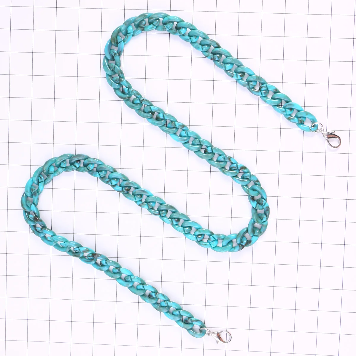 สายกระเป๋าเรซิ่น 120 ซม. แข็งแรง ทนทาน รูปทรงก้างปลาขนาดใหญ่ สายสะพายเปลี่ยนสำหรับกระเป๋าถือ กระเป๋าสะพายข้าง สำหรับสุภาพสตรี ใช้สำหรับงานกลางคืนและการเดินทาง