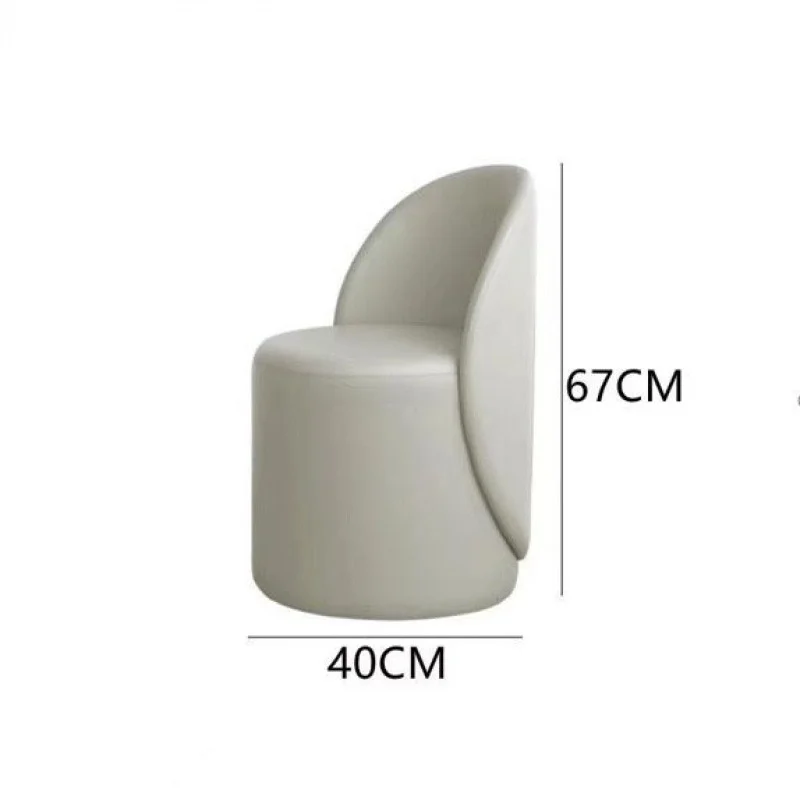 2024 Nordic Minimalist Style Make Up Chairs With Rotatable Backrest And Comfortable Waist Suitable For Bedrooms And Living Rooms