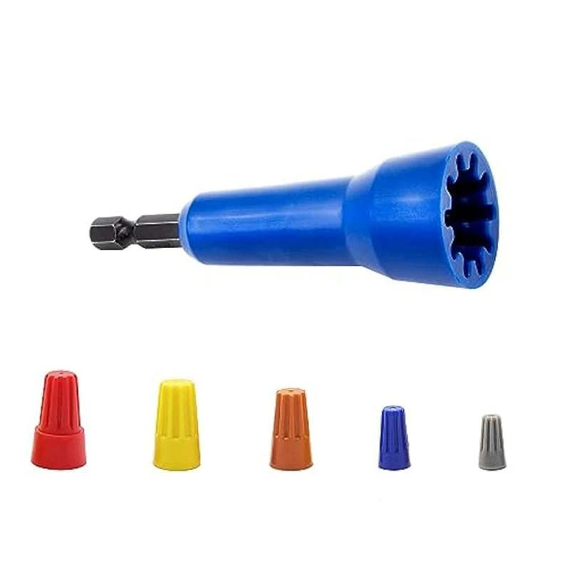 Wire Nuts Twister, Wire Twisting Tool Set Twisting Wire Connector Socket, Wire Twister Tool Kit For Drill Wire Connector Driver