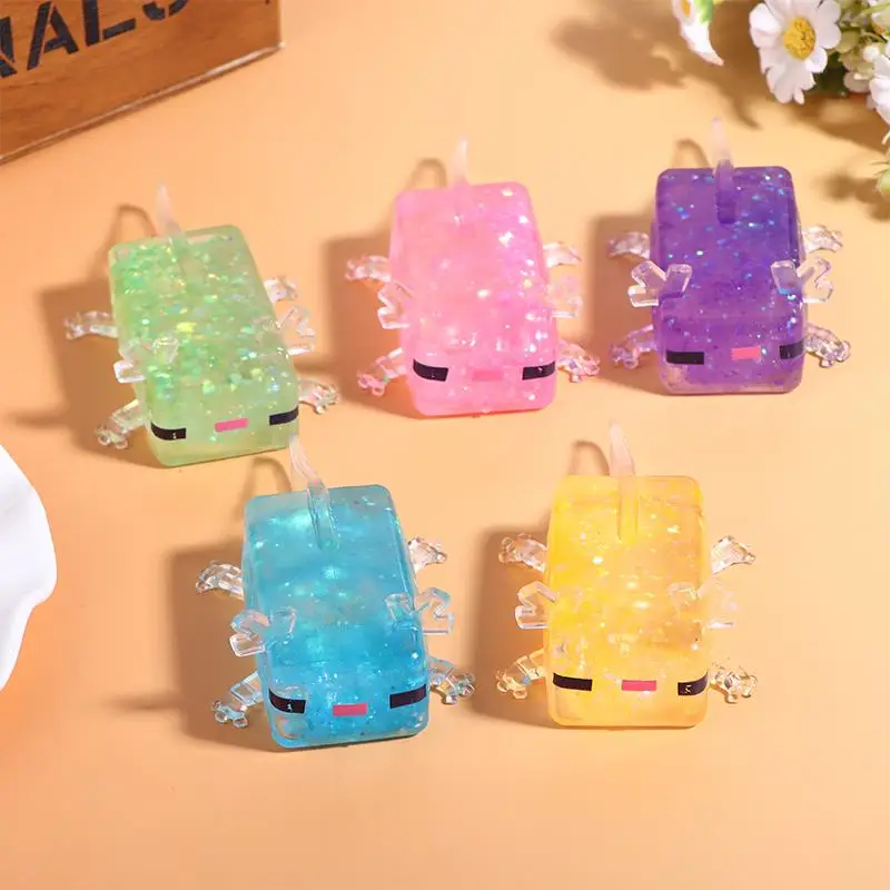Cute Axolotl Sensory Stress Relieving Toy Creative DIY Handmade Moldable Birthday Party Gifts Kids