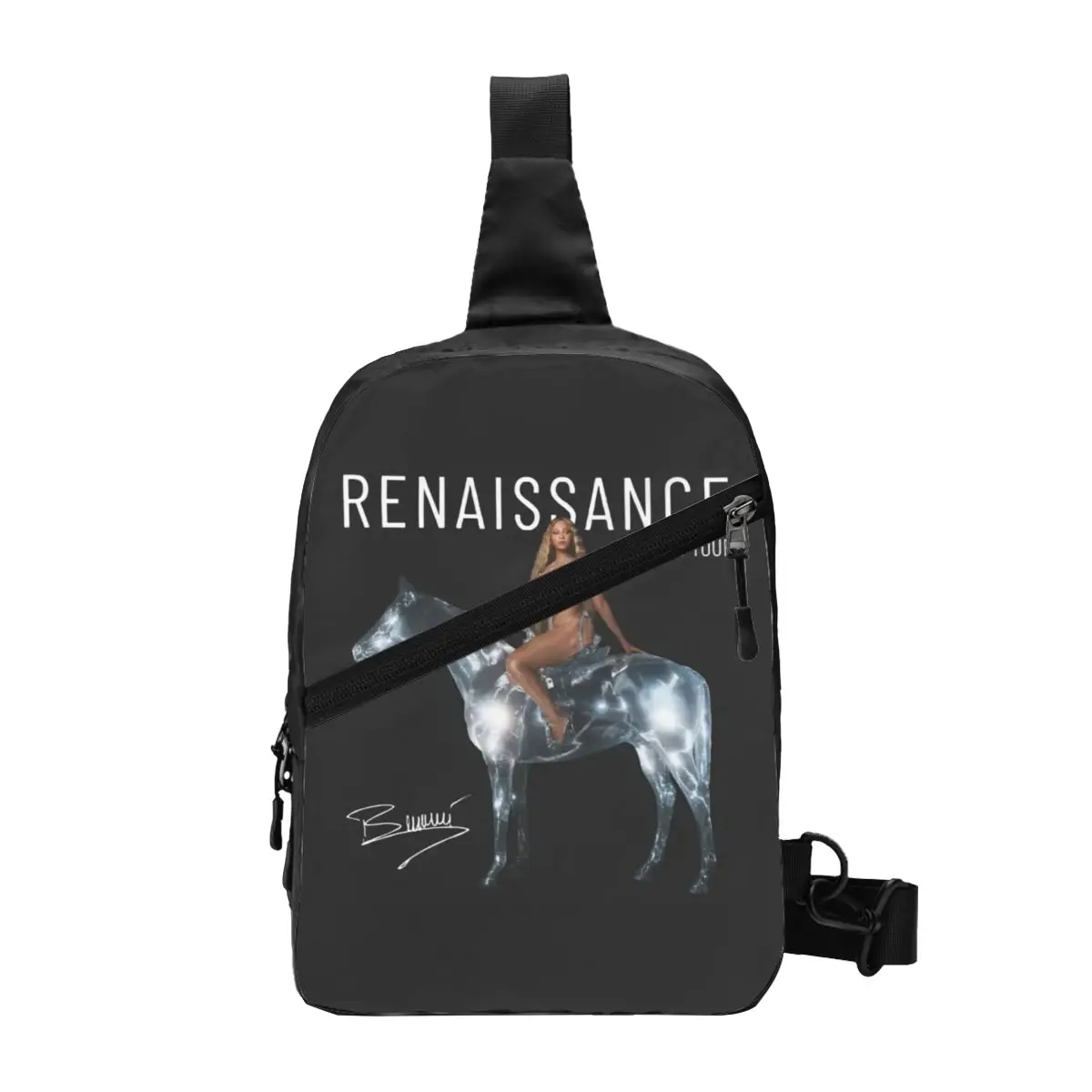 

Casual Beyonce Renaissance Tour 2023 Sling Crossbody Backpack Men Shoulder Chest Bags for Travel Cycling