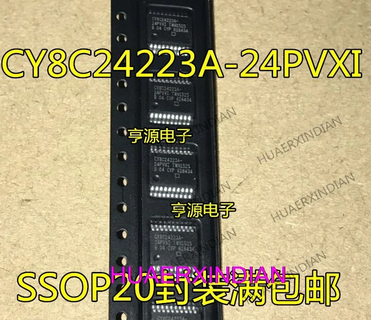 10PCS CY8C24223A-  CY8C24223A-24PVXI  CY8C21334-24PVXI SSOP20