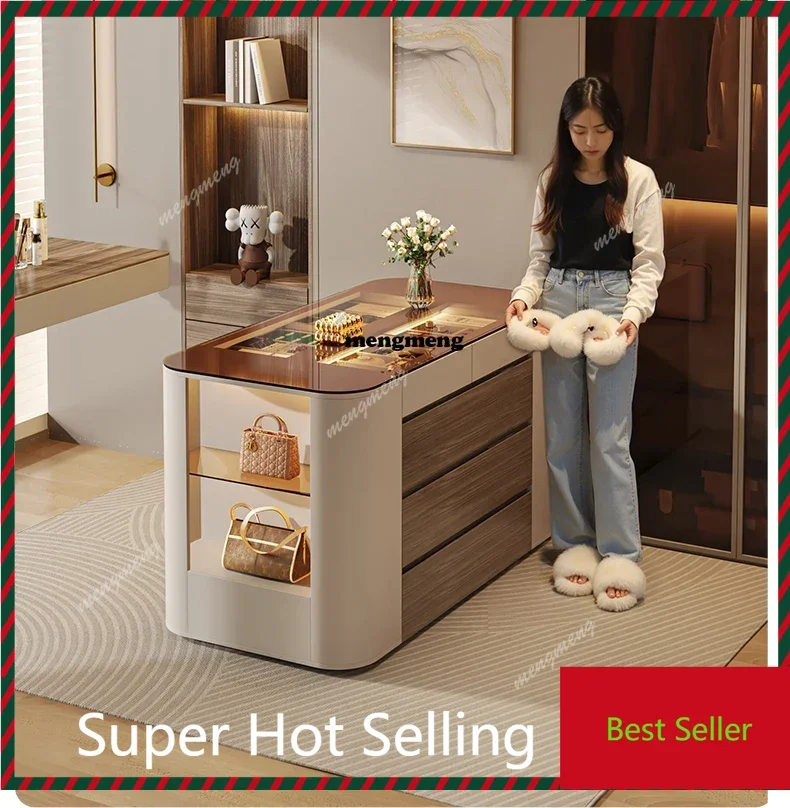 

modern Cloakroom Nakajima Jewelry Cabinet Terrace Bedroom BucketCabinet Floor Jewelry DisplayCabinet Watch Bag Storage Cabinet