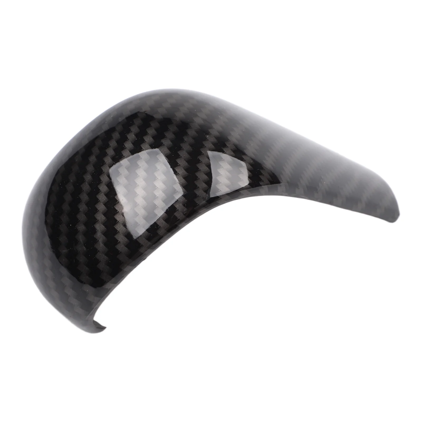 Gear Knob Cover Carbon Fiber Knob ABS Material Scratch Resistant Peel-and-stick Backing As Shown In The Figure