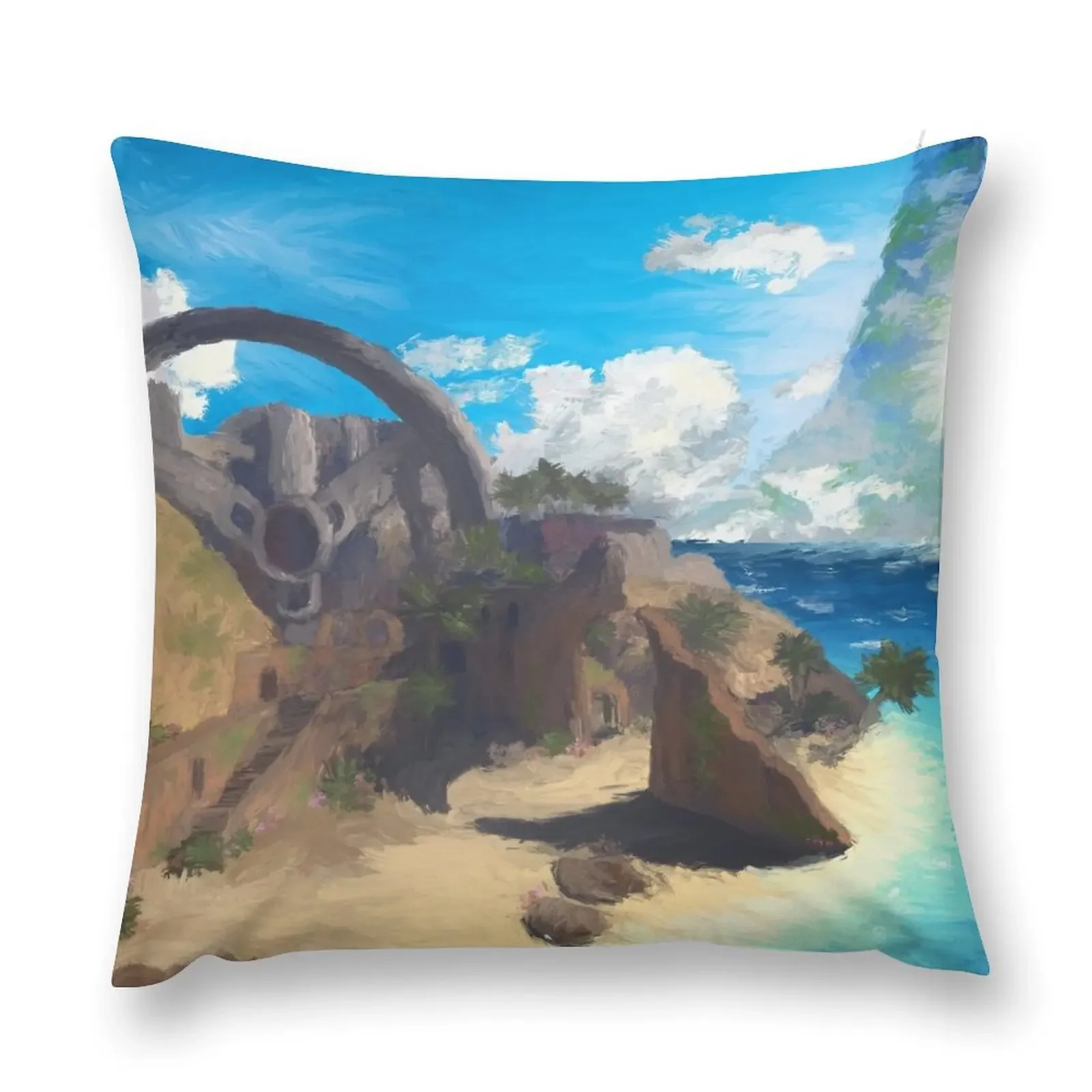 

Impressionist Last Resort Throw Pillow Bed pillowcases Pillowcases Bed Cushions pillow