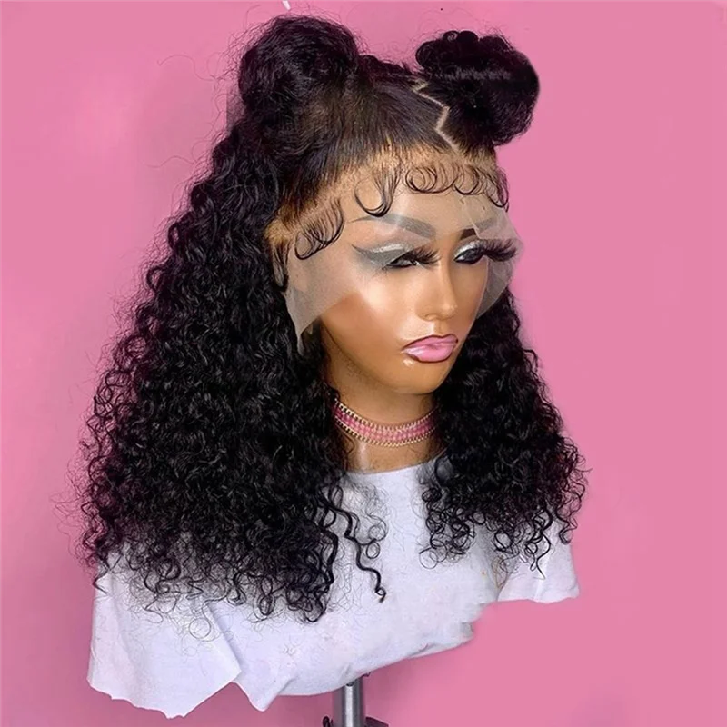 

Wig Short Curly Wig Curly Lace Front Wig Women Pre-Pulled Brazilian Curls Lace Front Wig