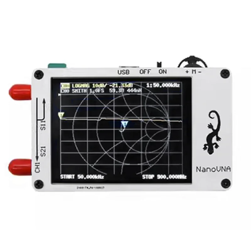 NanoVNA Vector Network Analyzer 2.8-Inch VSWR 50KHz-900MHzHF Short Board Analyzer