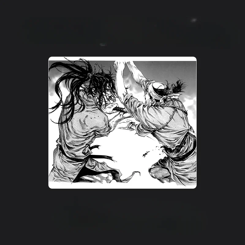 Imagem -05 - Atom Samurai Series Resina Mouse Pads Crystal Snow And Sand Mist Mouse Pads Personalizados para Jogos Professional Hard Desktop Pad pc Fps