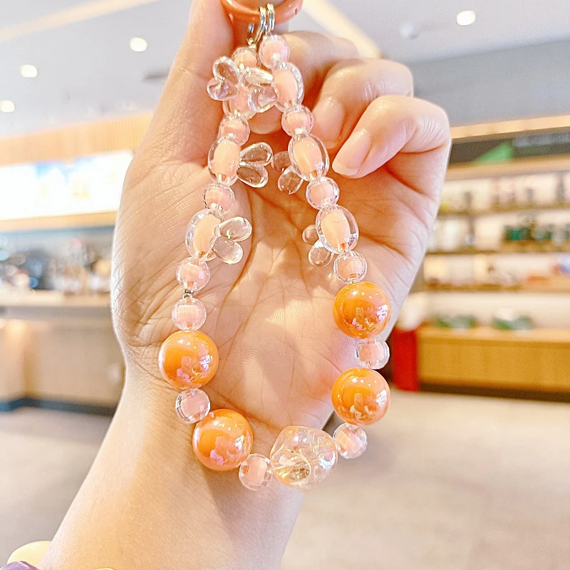Creative Mobile Phone Lanyard Transparent Rabbit Mobile Phone Short Wrist Strap Universal Mobile Phone Anti Loss Lanyard Gifts image 5