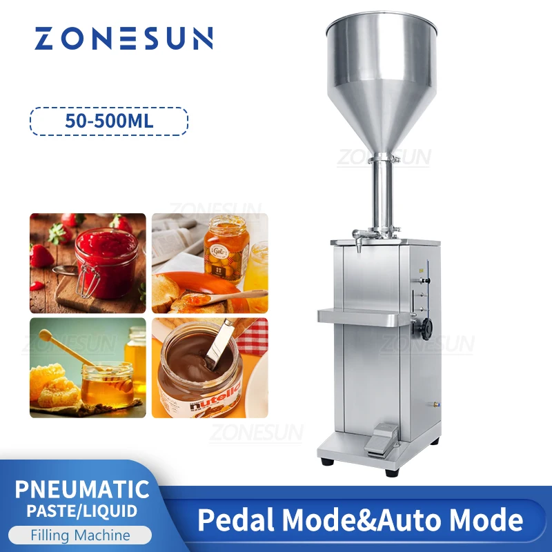 ZONESUN ZS-GT1V Fully Pneumatic Alcohol Gel Filling Machine