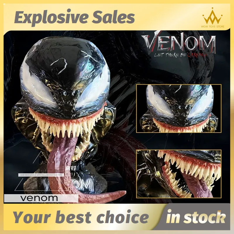 Deadly Guardian Venom Action Figure Half Body Chest Image Model Desktop Ornament Cool Christmas Gift Kids Toys Ternurins Toys