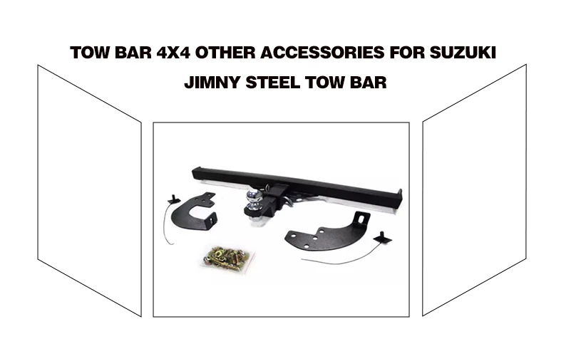 Towing Bar 4x4 Exterior Accessories For Suzuki Jimny Steel Tow Bar