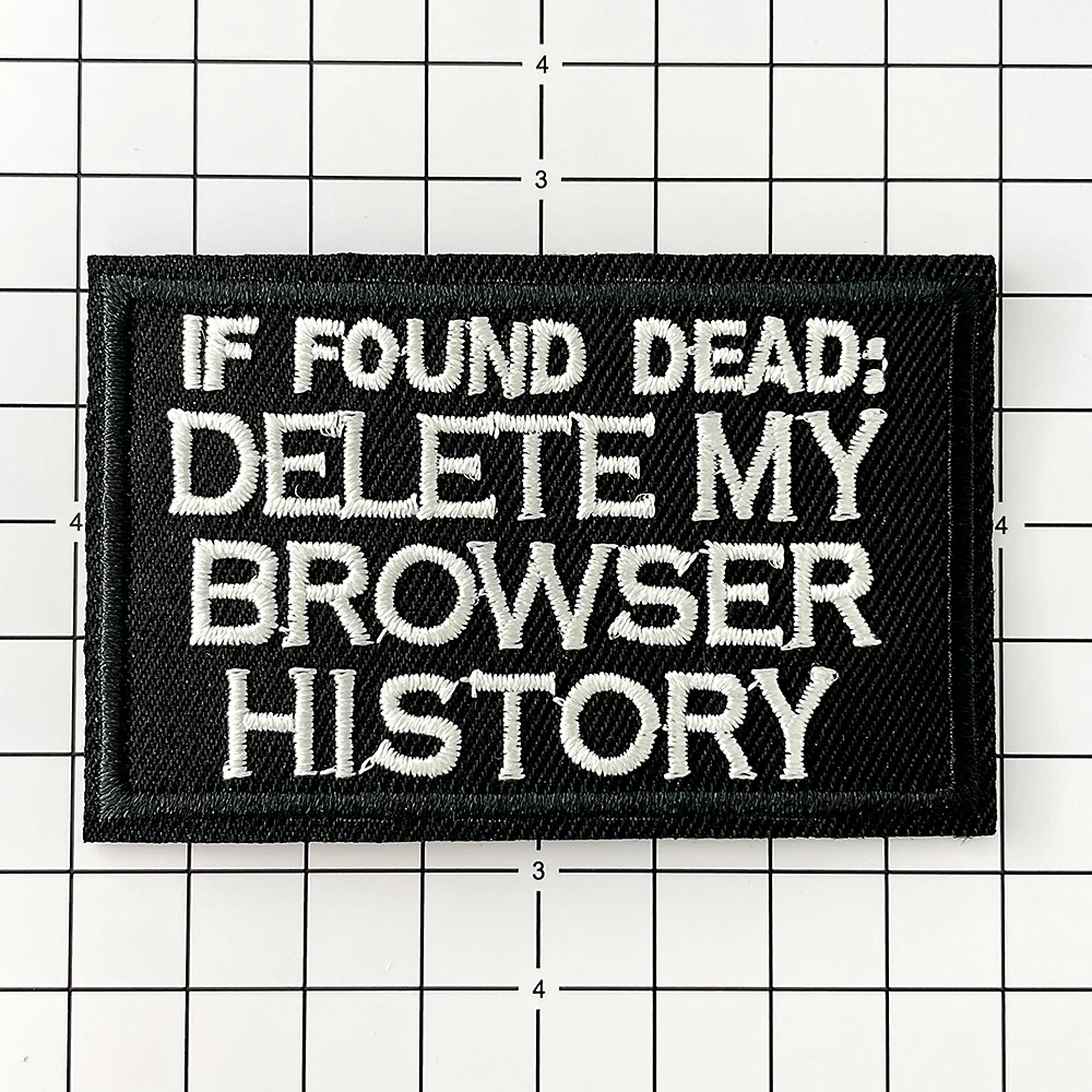 IF FOUND Cloth Iron on Patch Badges Mend Decorate Patch Jeans Bag Clothes Apparel Sewing Decoration Applique Patches