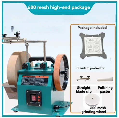Wet Sharpening System 10-inch 220V Two-Direction Water Cooled Wet Stone Grinder for Knife Low-speed Grinder Desktop Grinder