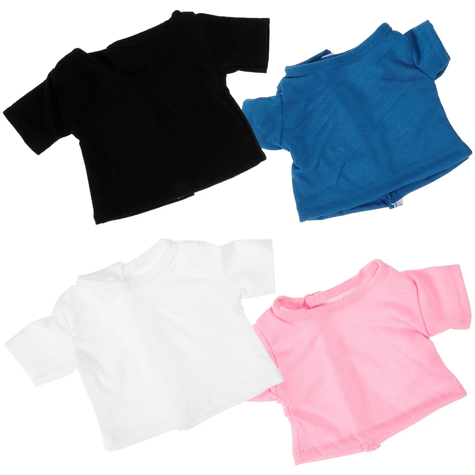 

4 шт. модных футболок с изящной отделкой, прочной тканью, многоразовые, для маленьких животных, идеально подходят для декора