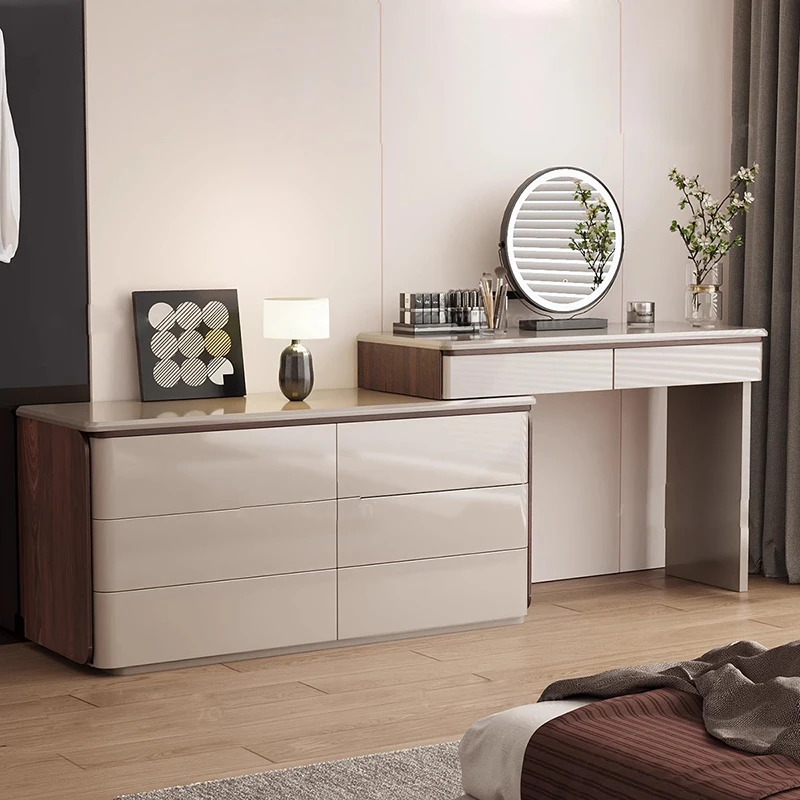 

Premium Minimalist Vanity Table Elegant Classic Beauty Trendy Vanity Table With Storage Design Meuble De Chambre Furniture