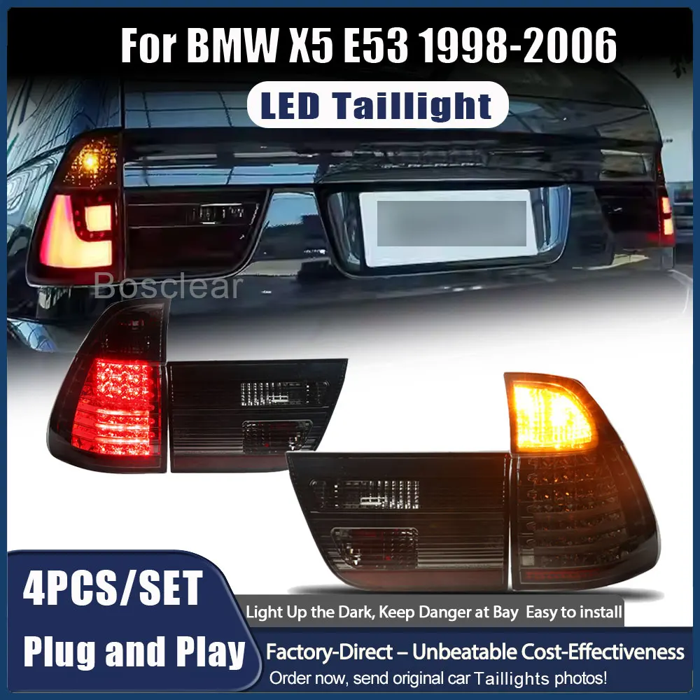 TailLamp for BMW X5 E53 1998-2006 Upgrade Style Tail Lamp Stop Lamp Rear Light Taillight Car Back Light Assembly Auto Accessorie