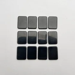 fashion Natural stone Obsidian Double flat bottom cabochon 12mm 14mm 10x14mm 12x17MM 12PC Ring Earrings no hole diy Accessories