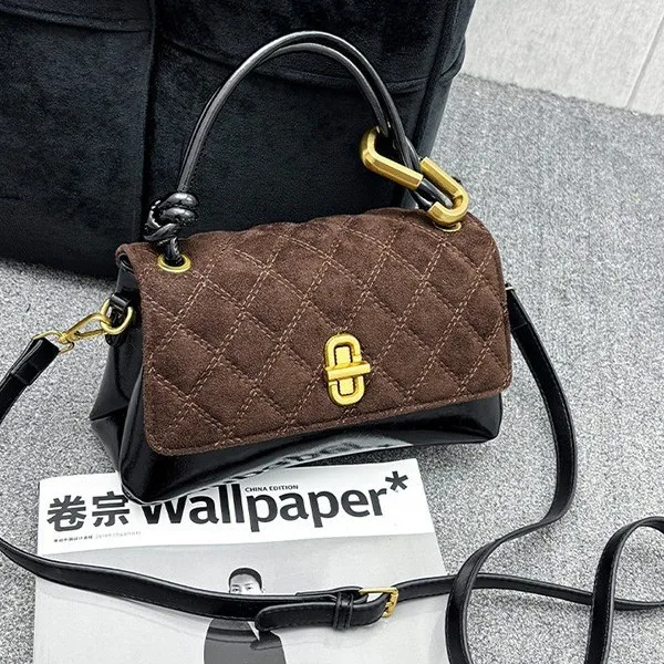 

Высококачественная роскошная брендовая женская сумка через плечо, кожаная элегантная сумка через плечо, известная дизайнерская винтажная повседневная модная сумка ​