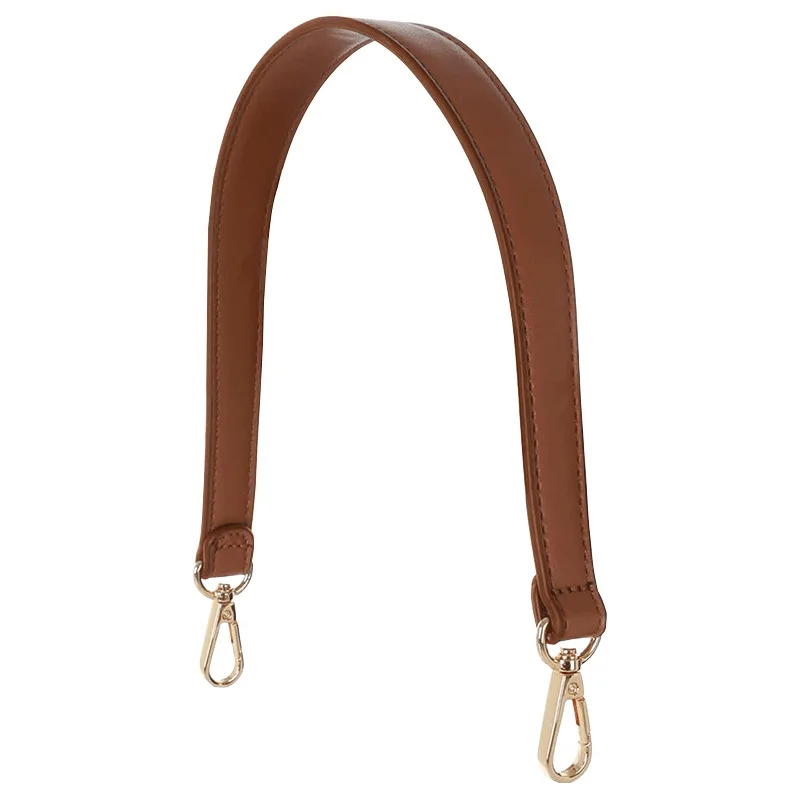 

Artificial Leather Bag Strap Handbags Handles For Handbag Purse Short Bag StrapGolden Buckle Replacement Bag Belt Removable