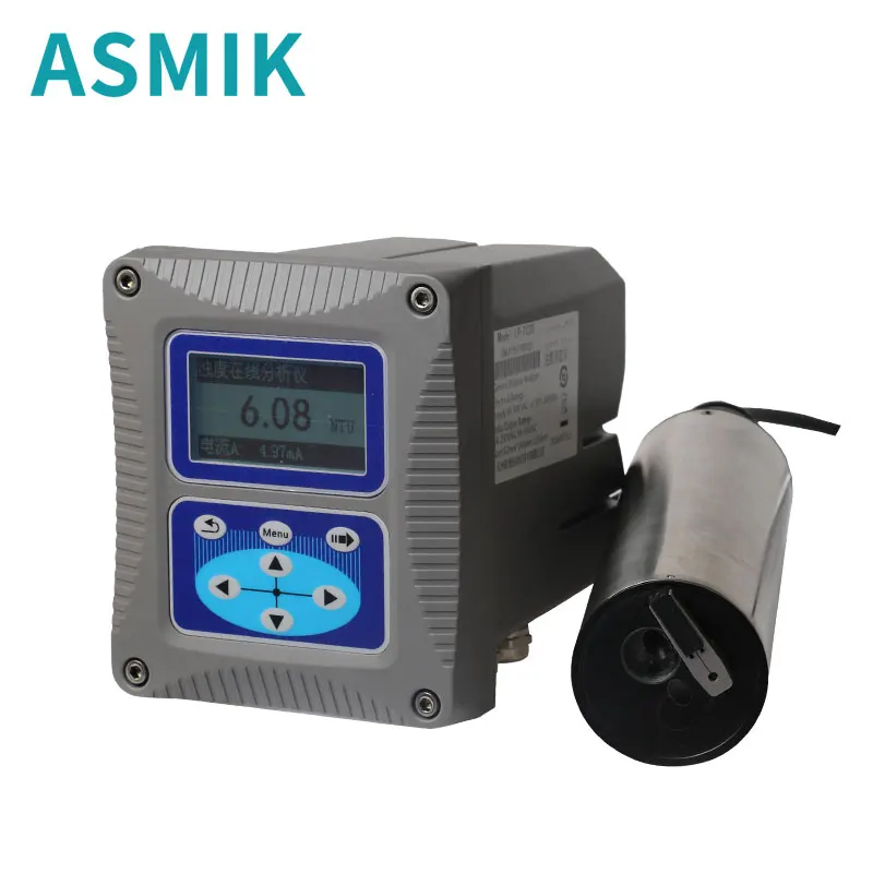 inline high range turbidity meter 200 ntu mlss tss automatic digital turbidity meter controller