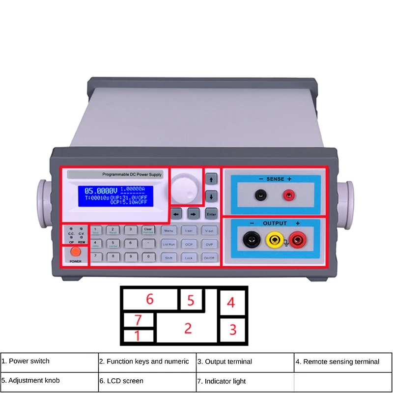 Laboratory 30V 60V 150V 200V 250V 300V Adjustable 1A 2A 3A 5A 10A Inverter battery charging Programmable Linear Dc Power Supply