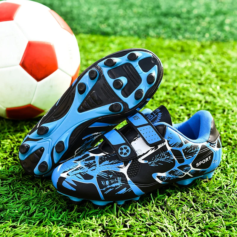 Brand Kids Soccer Shoes Society TF/FG School Football Boots Cleats Grass Soccer Sneakers Boy Girl Outdoor Futsal Training Shoes