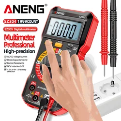 ANENG SZ304 SZ305 Digital Multimeter Capacitor Testers 1999 Counts Smart Voltmeter AC/DC Votage Current Resistance Ohm Test Tool