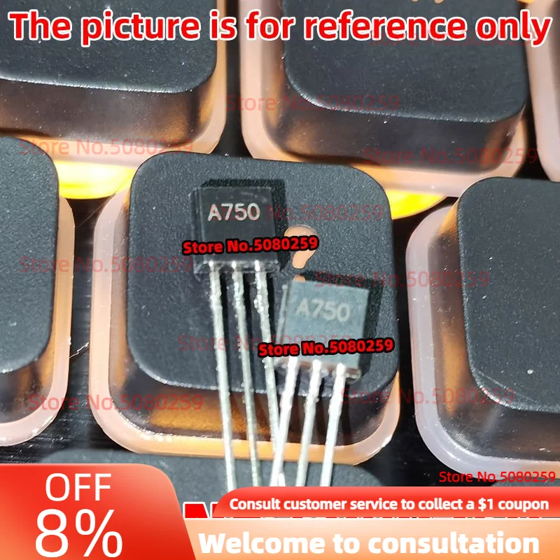 200/100/50pcs 2sa1015 sot-23/2sa750から-92