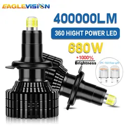 EAGLEVISION 360 Canbus faros Led 12v 24v faro proyector LED CSP H7 H11 H1 9005 9006 3000K 6000K 8000K luces antiniebla