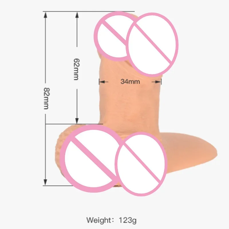 عبر قضبان اصطناعية بالجملة سيليكون لينة الموز الاصطناعية القضيب مخصص FTM باكرز للمتحولين جنسيا