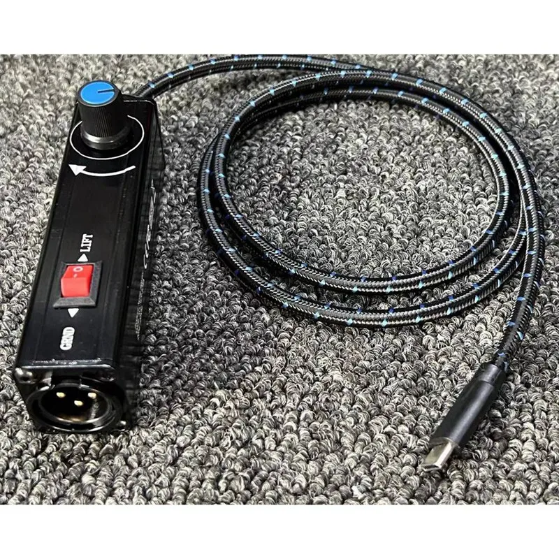 Аудиоизолятор USB Type-C XLR с регулировкой громкости, фильтр шумоподавления, изолятор контура заземления для всех динамических микрофонов