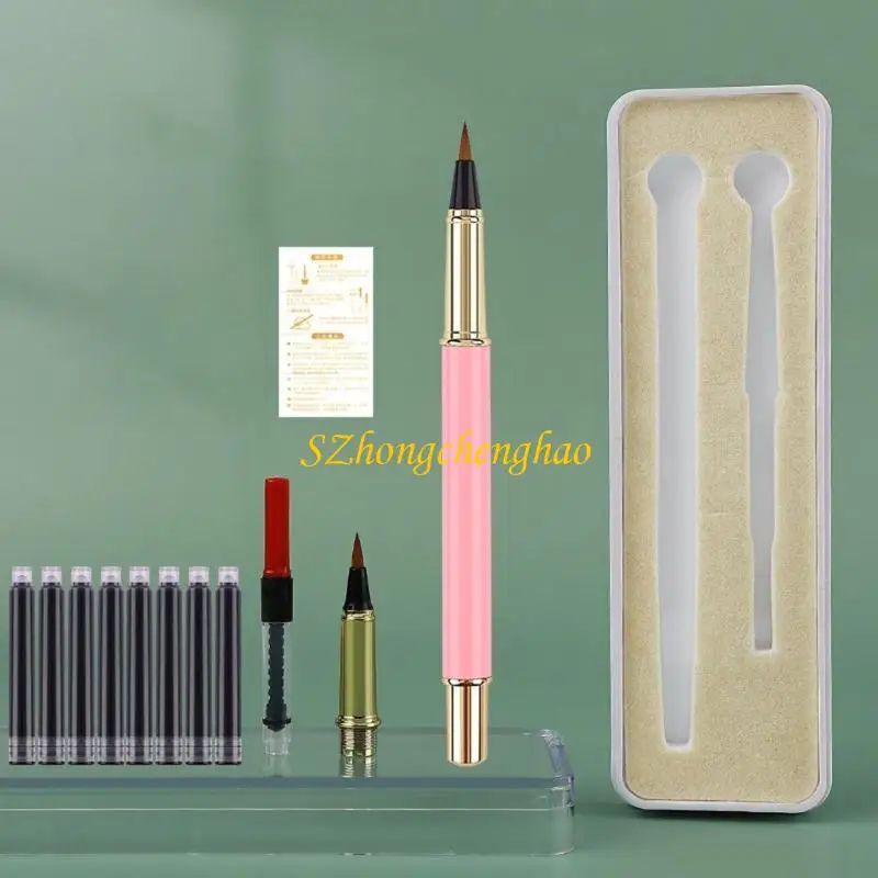 

Многофункциональная чернильная кисть ручной надписи ручной ручки китайская каллиграфия ручка 601d