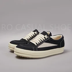 Ricks al aire libre de lujo de lona negra de alta calidad zapatos de fiesta para hombres zapatillas de deporte para mujeres moda Casual Owens diseño botas y zapatos