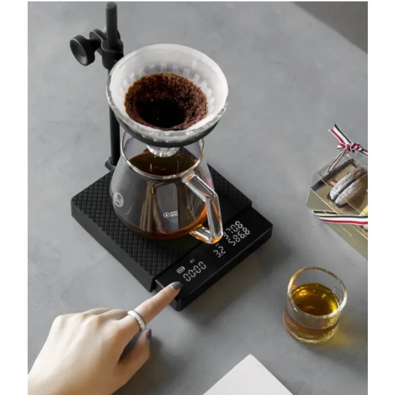 Top quality Timemore Black Mirror 2.0 smart coffee electronic scale double metering weighing timing scale